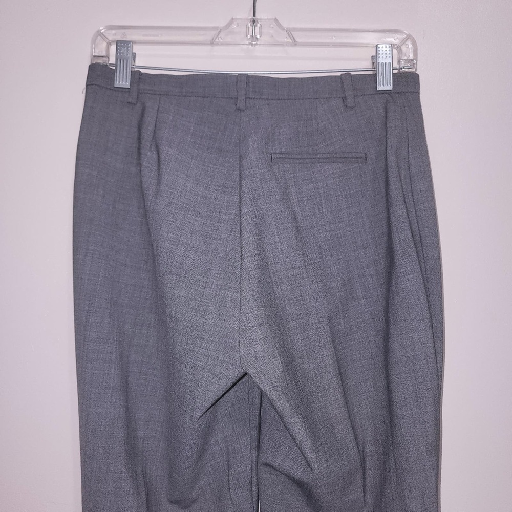 Gap Wool Blend Gray Dress Pants Size 4 Career Business Mid Rise - Picture 3 of 5